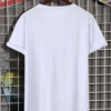 Spacial Printed, Typography Men Round Neck White T-Shirt - Image 2