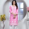 Chikankari Kurti and Pant Set - Image 4