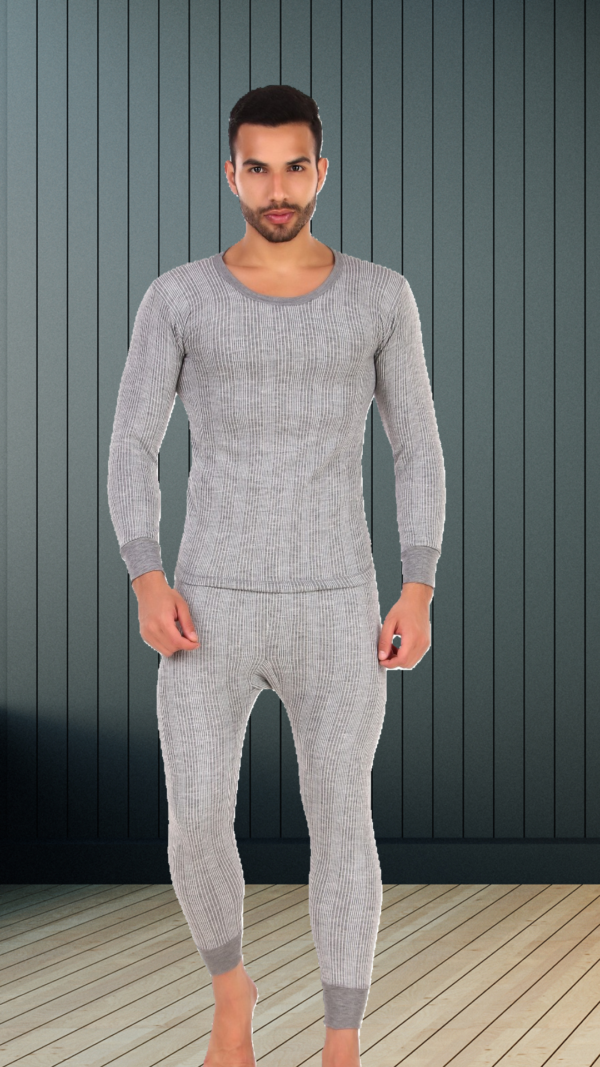 Ultra-Soft Thermal Wear with Silicon Wash Finish (Gray)